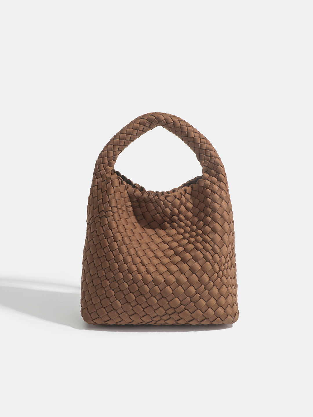 Luckcus Mini Woven Handheld Mini Bag in Delicate Grace