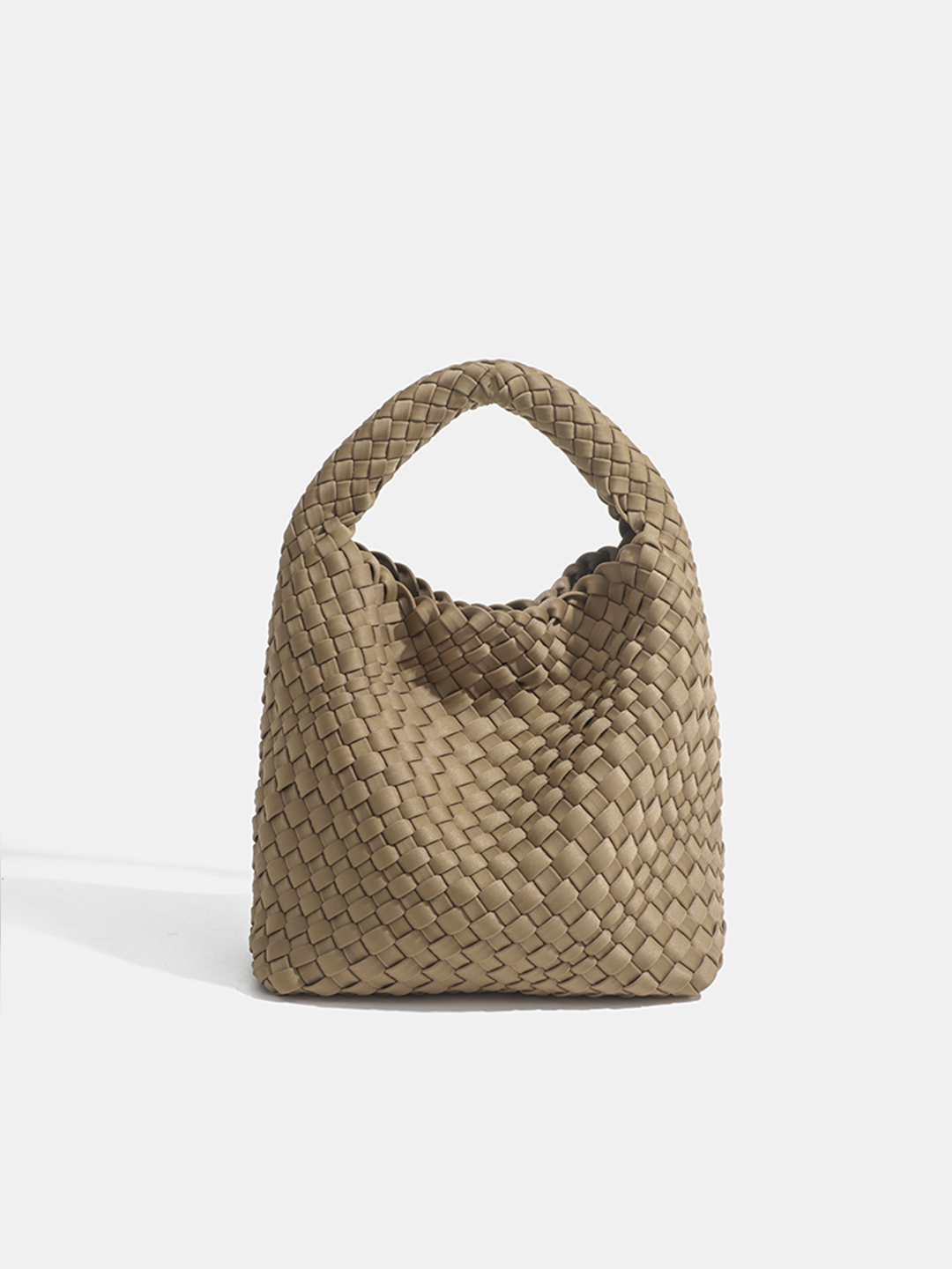 Luckcus Mini Woven Handheld Mini Bag in Delicate Grace