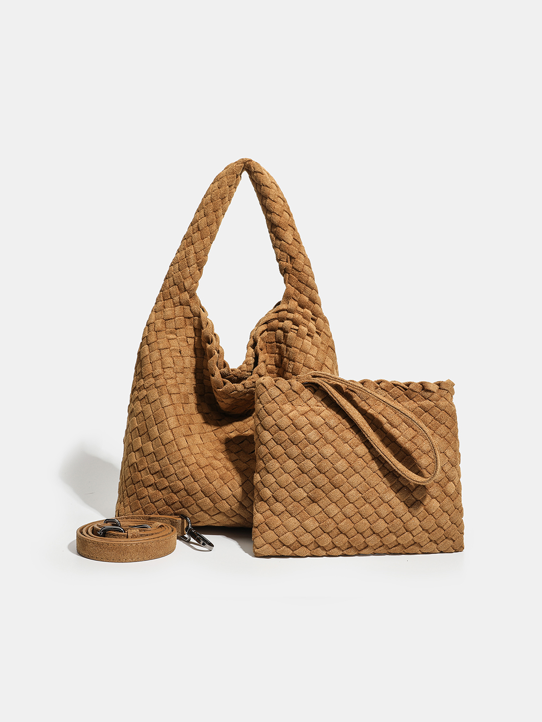 Luckcus Refined Velvety Gathered Mini