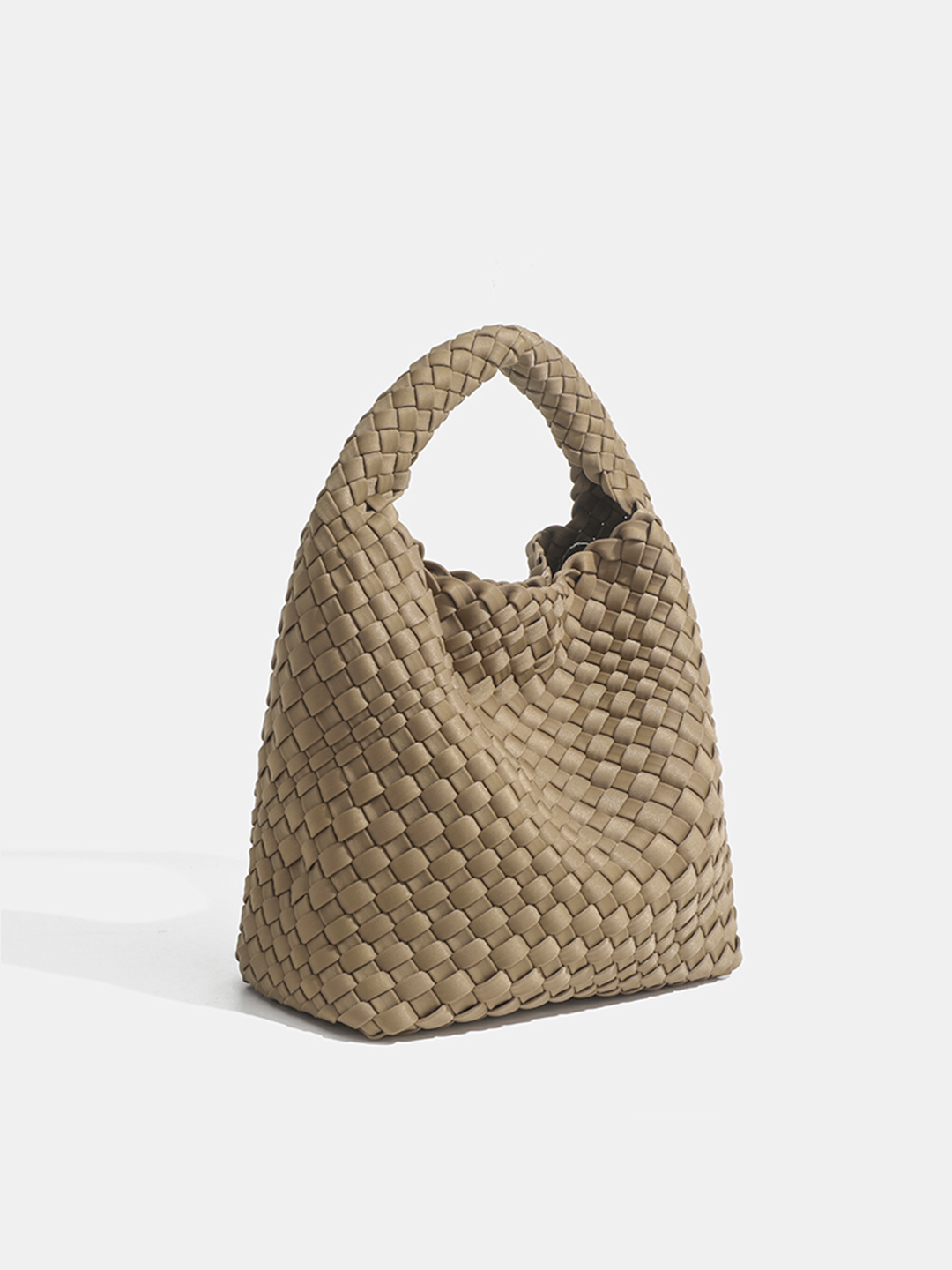Luckcus Mini Woven Handheld Mini Bag in Delicate Grace