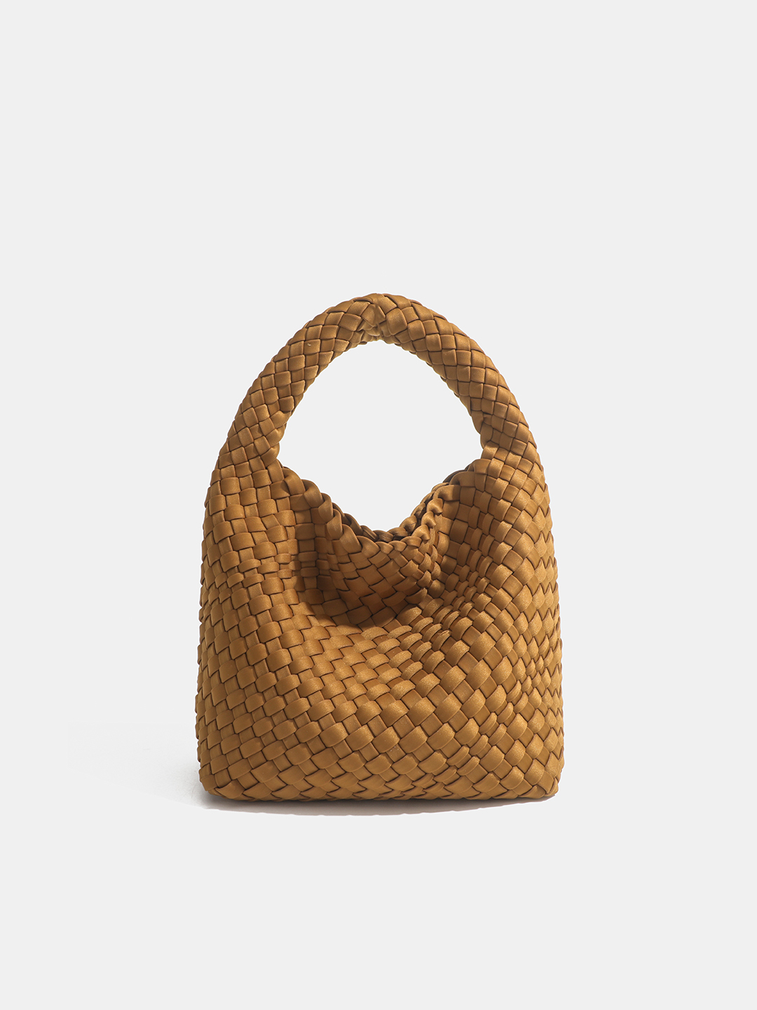 Luckcus Mini Woven Handheld Mini Bag in Delicate Grace