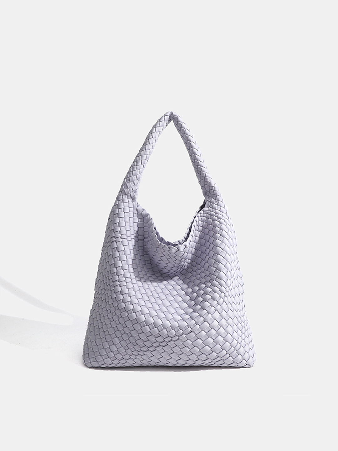 Luckcus Mini Woven Hobo Handheld Mini Bag in Effortless Drape