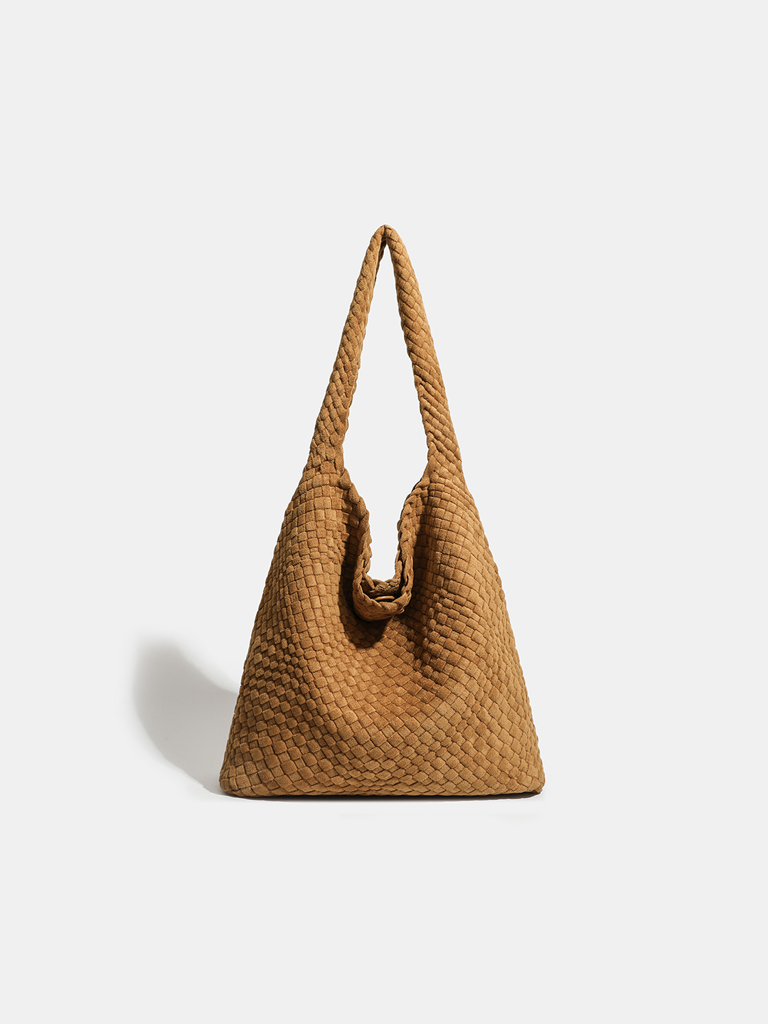 Luckcus Romantic Velvet Puffy Woven Mini Tote
