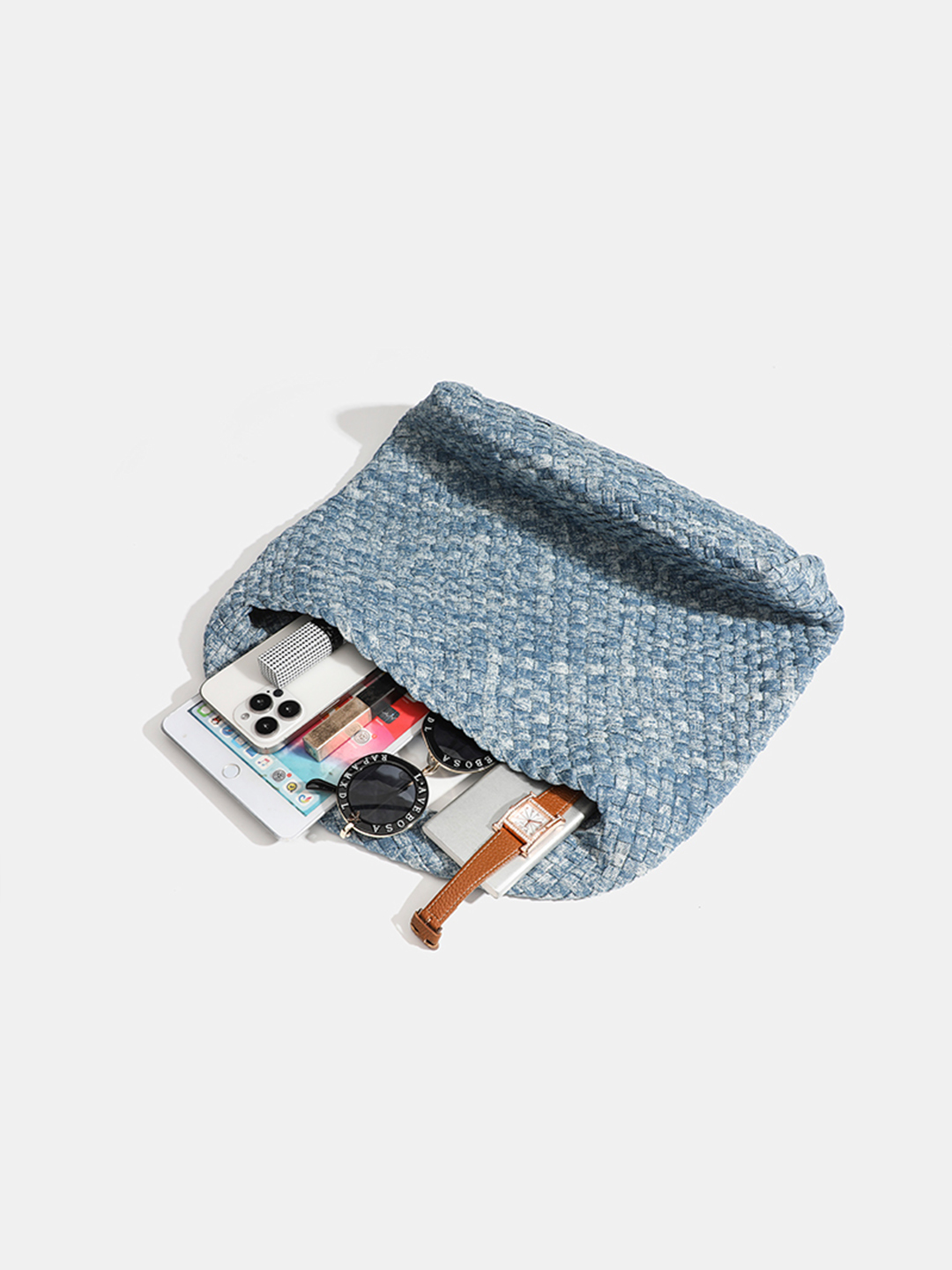 Luckcus Denim Roomy Tote