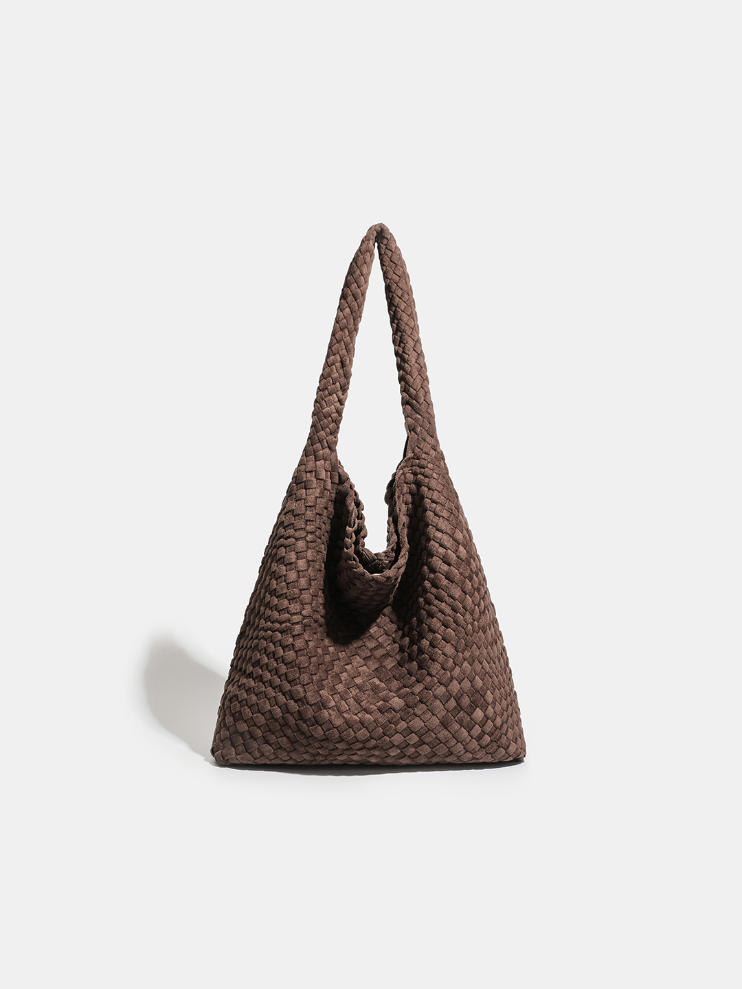 Luckcus Romantic Velvet Puffy Woven Mini Tote
