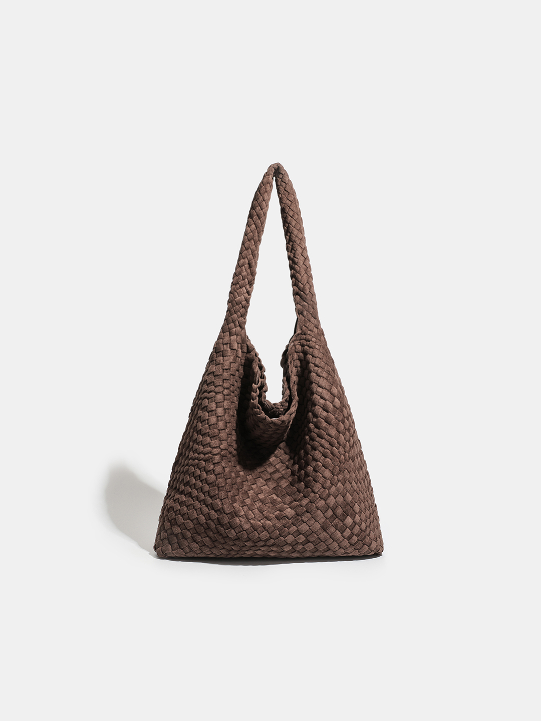 Luckcus Romantic Velvet Puffy Woven Mini Tote