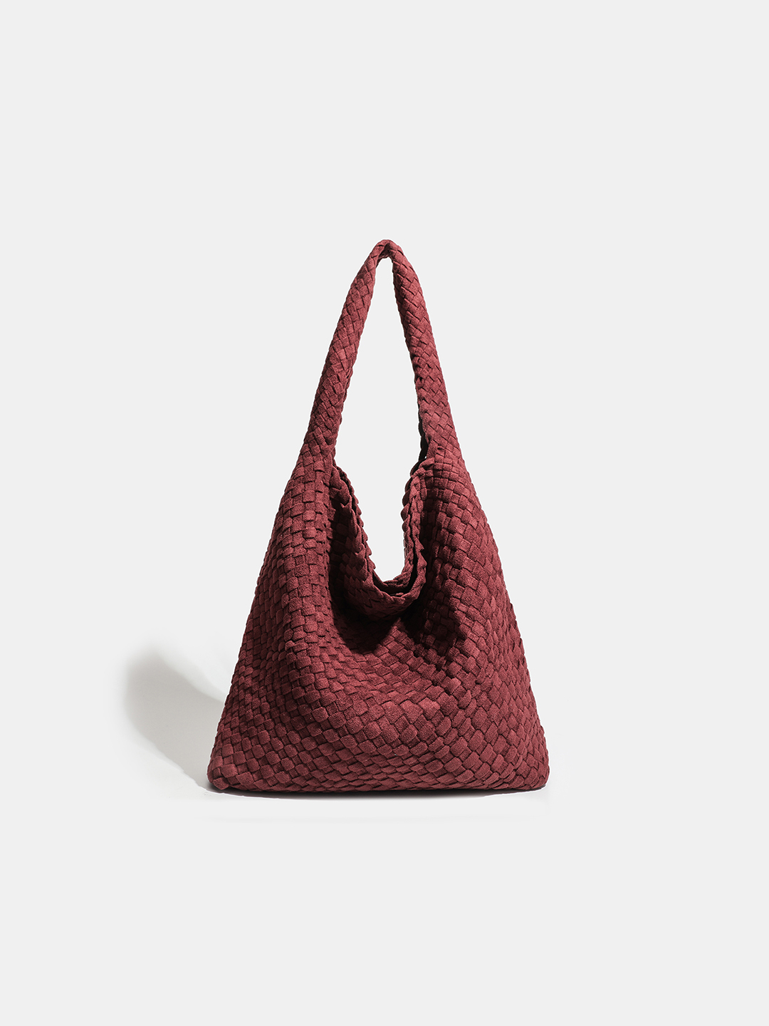 Luckcus Romantic Velvet Puffy Woven Mini Tote