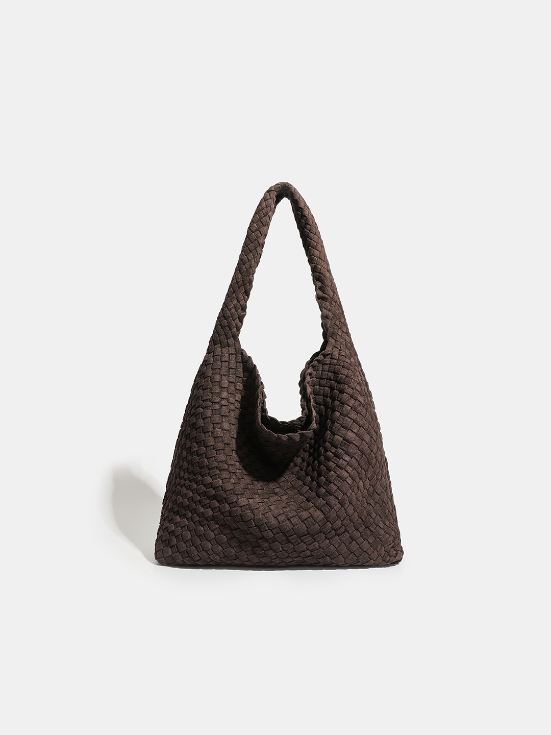 Luckcus Romantic Velvet Puffy Woven Mini Tote