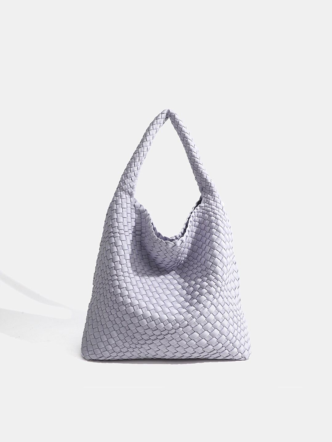 Luckcus Mini Woven Hobo Handheld Mini Bag in Effortless Drape