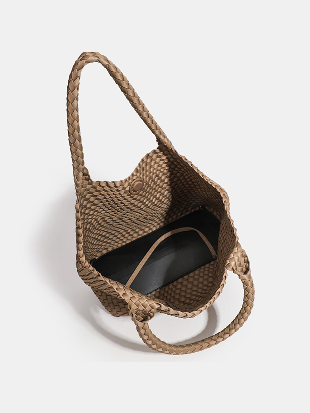 Luckcus Roomy Handwoven Shoulder Bag with Timeless Capacity