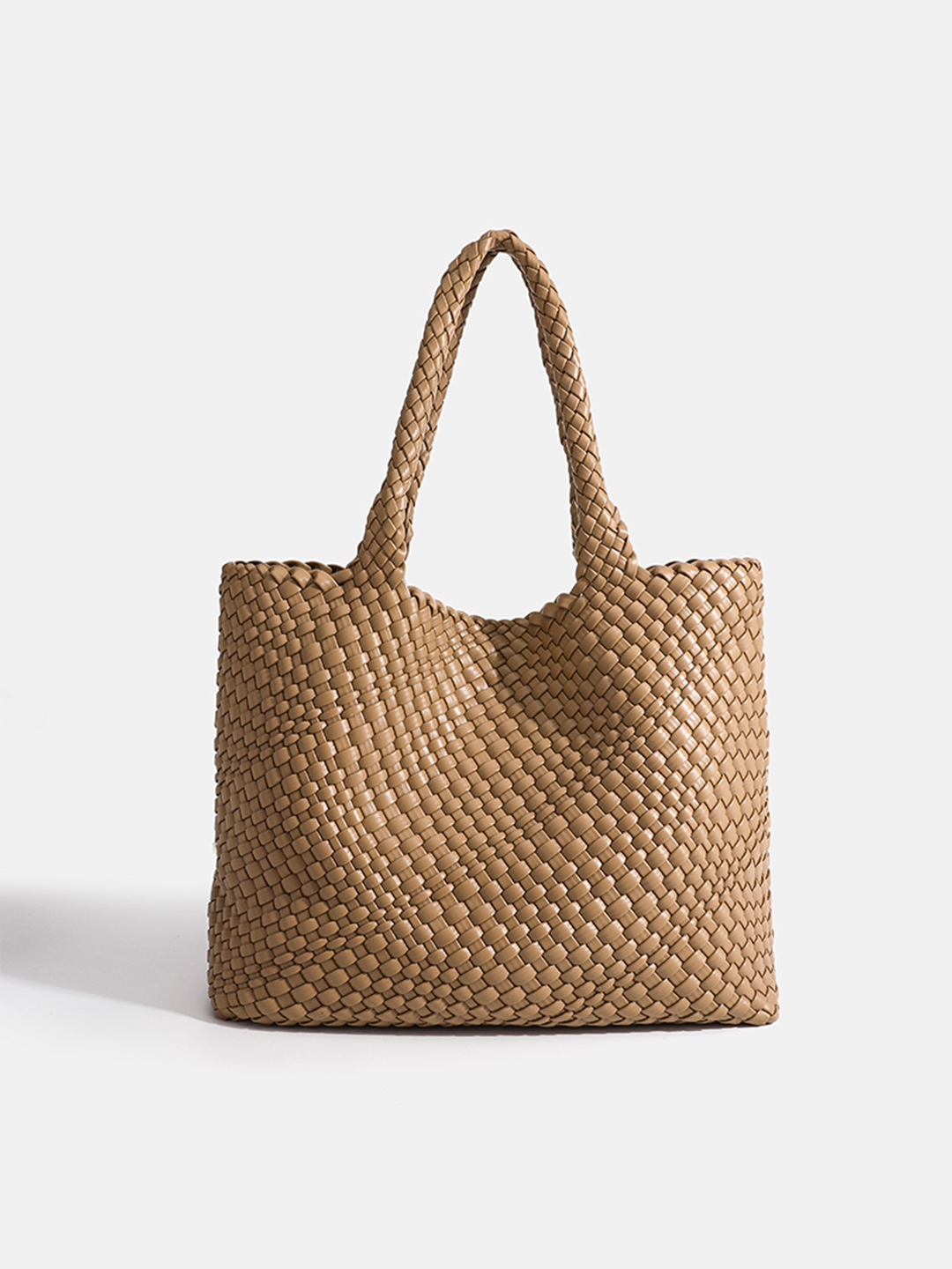 Luckcus Roomy Handwoven Shoulder Bag with Timeless Capacity