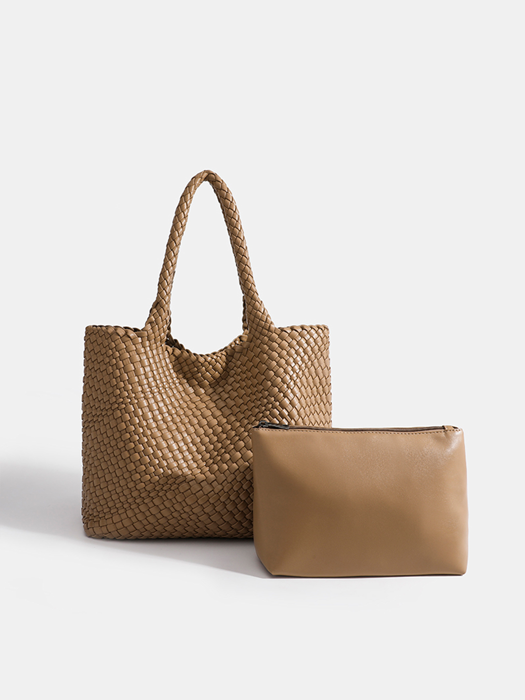 Luckcus Roomy Handwoven Shoulder Bag with Timeless Capacity