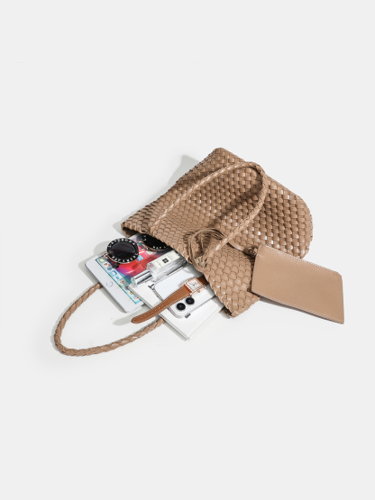 Luckcus Drum Compact Bucket Tote