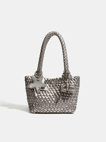Luckcus Handwoven Chic Mini Tote