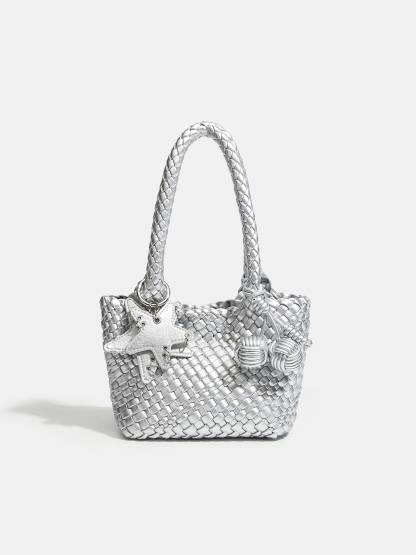 Luckcus Handwoven Chic Mini Tote