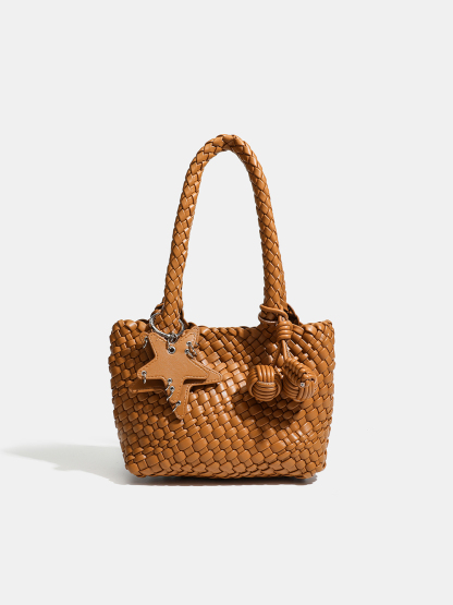 Luckcus Handwoven Chic Mini Tote