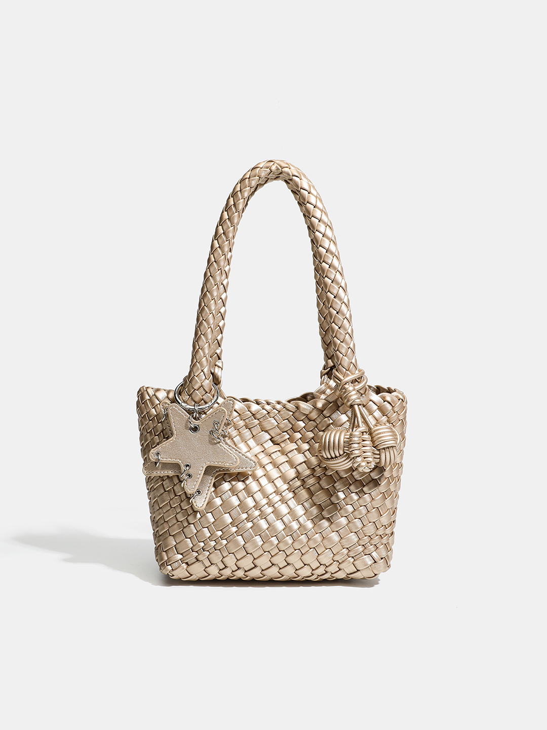 Luckcus Handwoven Chic Mini Tote