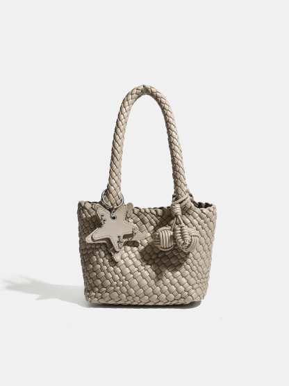 Luckcus Handwoven Chic Mini Tote