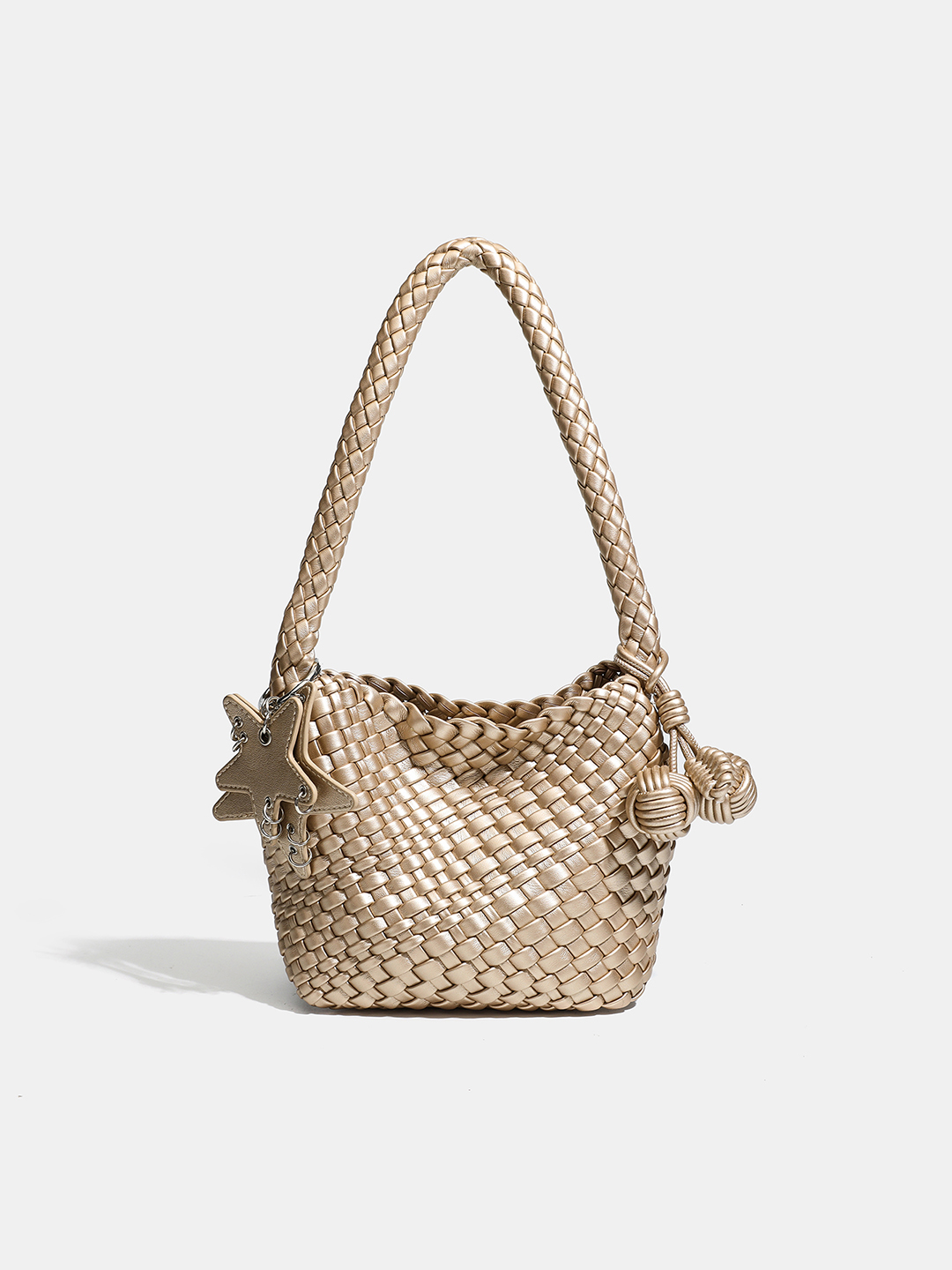 Luckcus Refined Woven Everyday Shoulder Bag