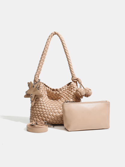 Luckcus Refined Woven Everyday Shoulder Bag