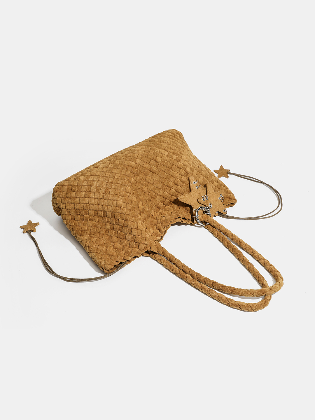 Luckcus Minimalist Velvety Flat-Bottom Bag