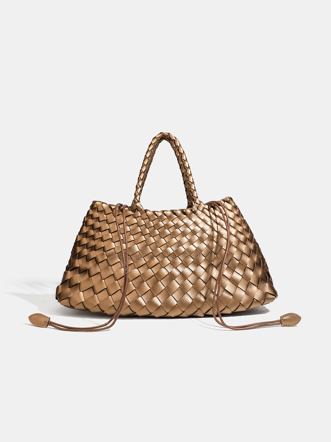Luckcus Elegant Handcrafted Trapezoid Tote