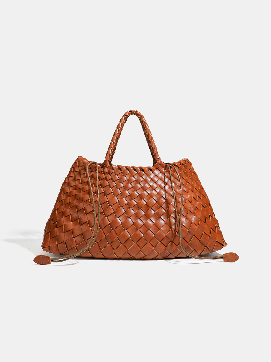 Luckcus Elegant Handcrafted Trapezoid Tote