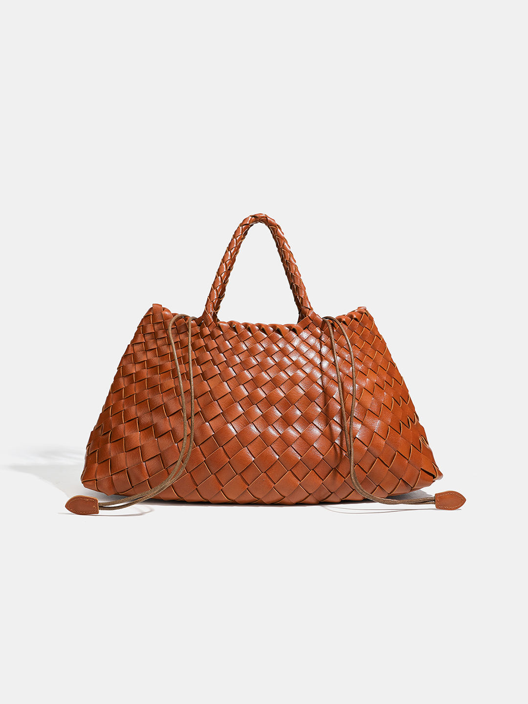 Luckcus Elegant Handcrafted Trapezoid Tote
