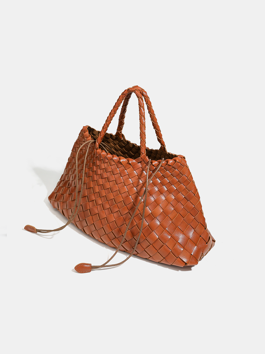 Luckcus Elegant Handcrafted Trapezoid Tote