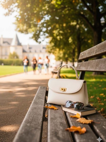 Luckcus Leather Muse Clasp Bag