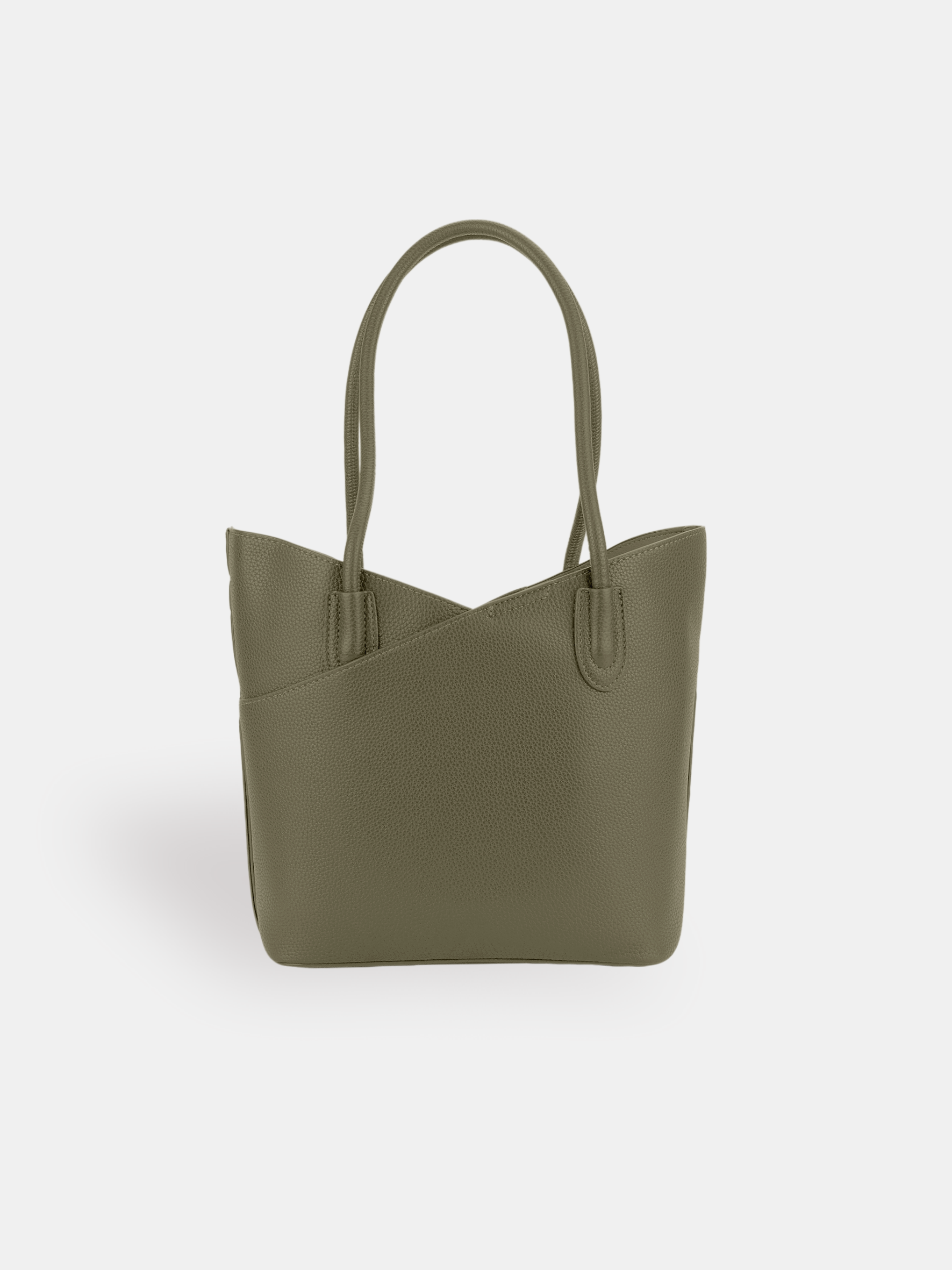 Luckcus Elara Vegan Leather East-West Tote