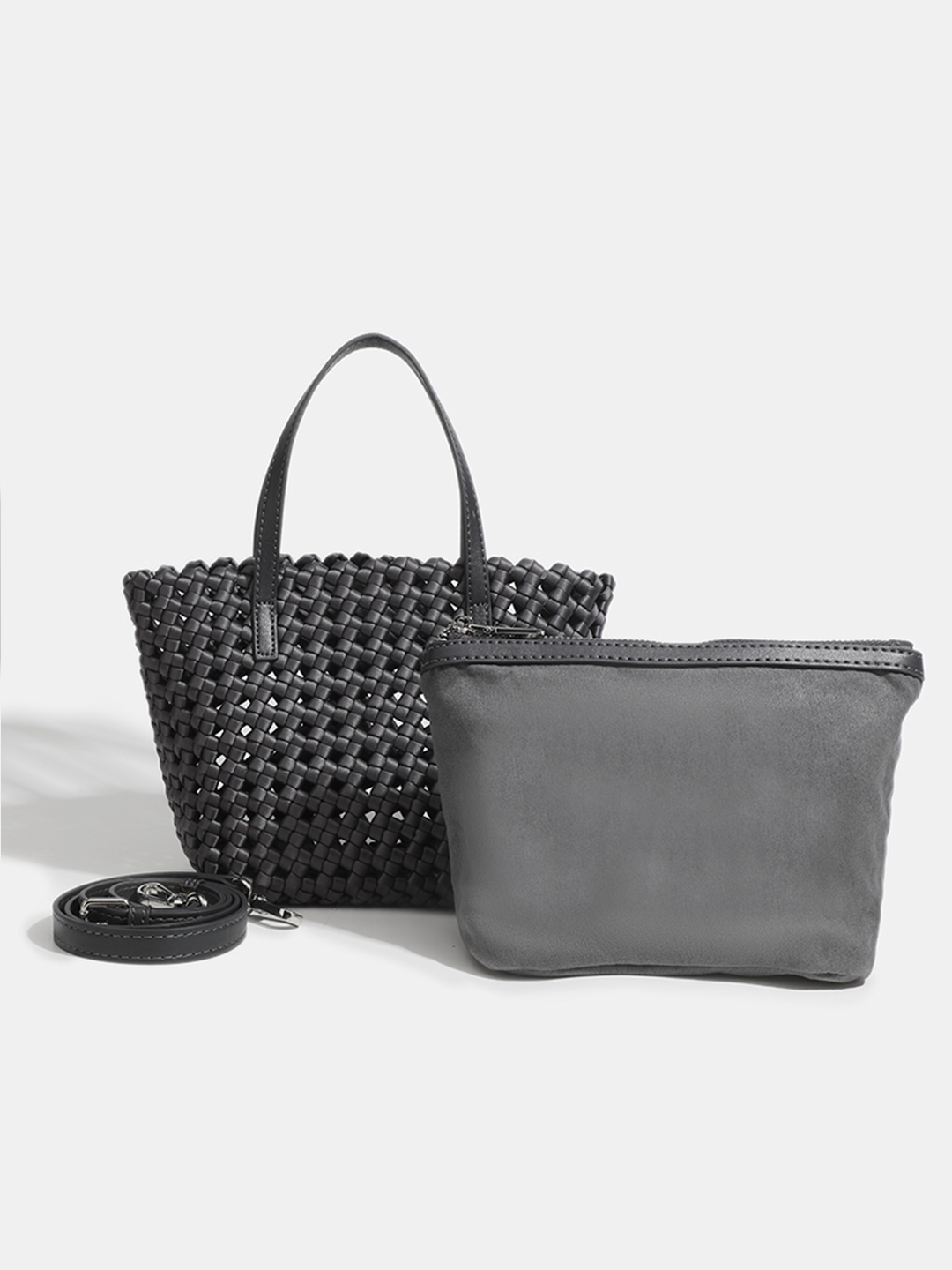Luckcus Mini Woven Handheld Mini Bag in Delicate Volume