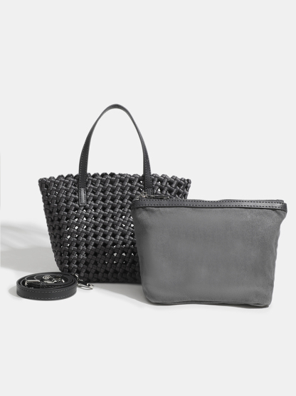 Luckcus Mini Woven Handheld Mini Bag in Delicate Volume