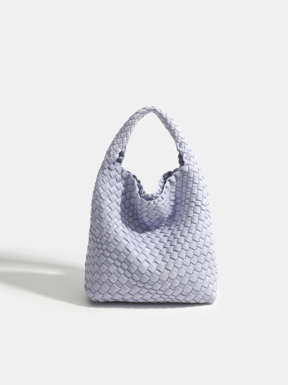 Luckcus Mini Woven Handheld Mini Bag in Delicate Grace