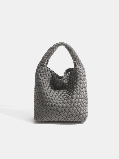 Luckcus Mini Woven Handheld Mini Bag in Delicate Grace