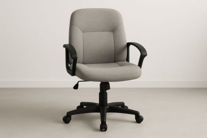 Drehstuhl Polyester Grau Höhenverstellbar