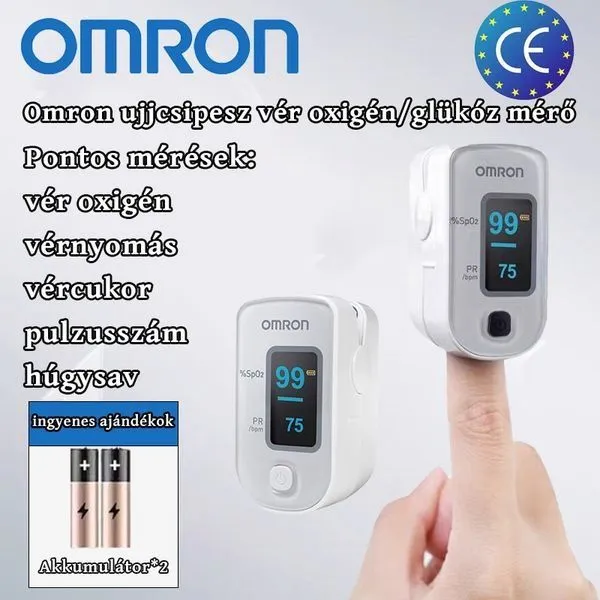 Omron non-invazív hordozható glükométer