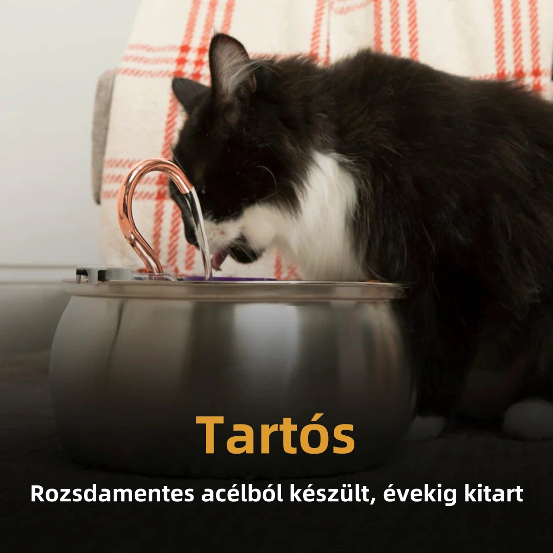 😻😻KittySpout™ Vezeték nélküli Itató - Egészséges és Boldog Macska Készlet
