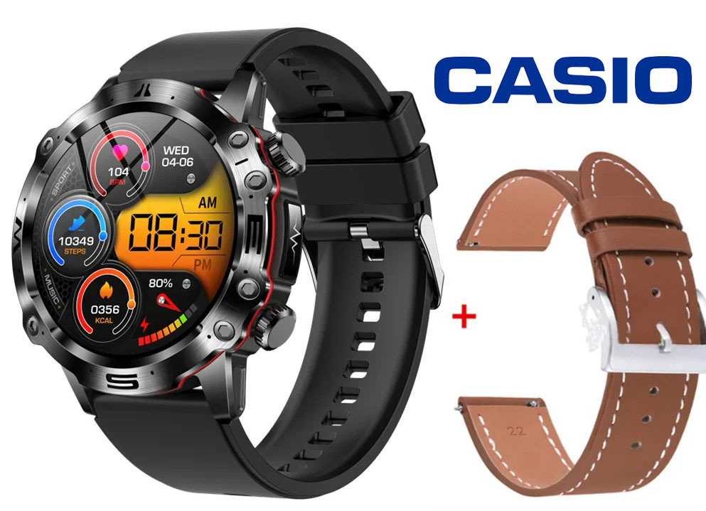 CASIO AI ORVOSI DIAGNOSZTIKÁS OKOSÓRA - 2025 ÚJ VÉRLIPIDEK, HÚGYSAV, VÉRGLUKOZ SZINT - EKG+PPG FITNESZKÖVETŐ