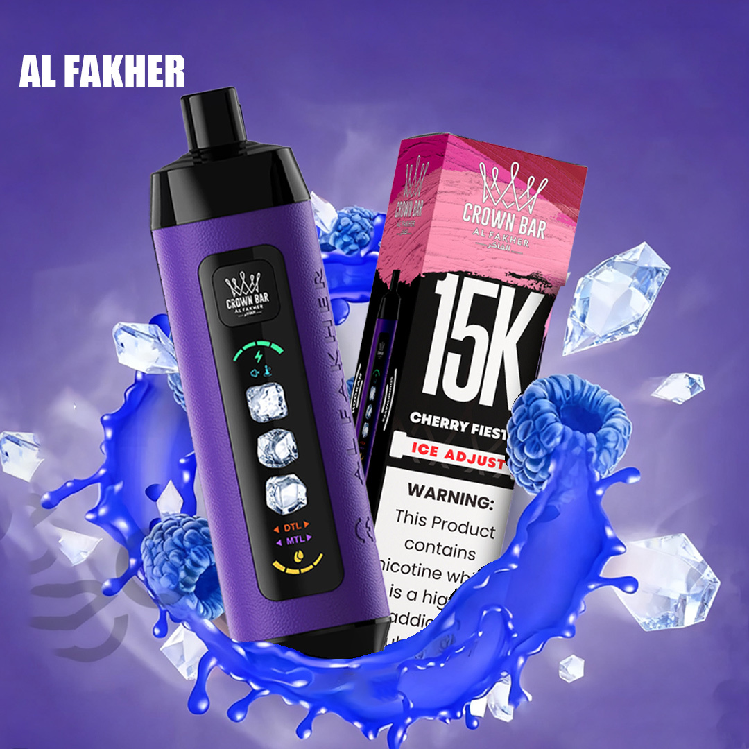 Berry Ice - 15000 Puffs Ice Adjust Al Fakher Crown Bar