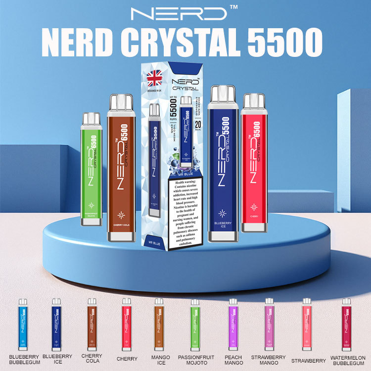 NERD CRYSTAL 5500-Züge Einweg E-Zigarette