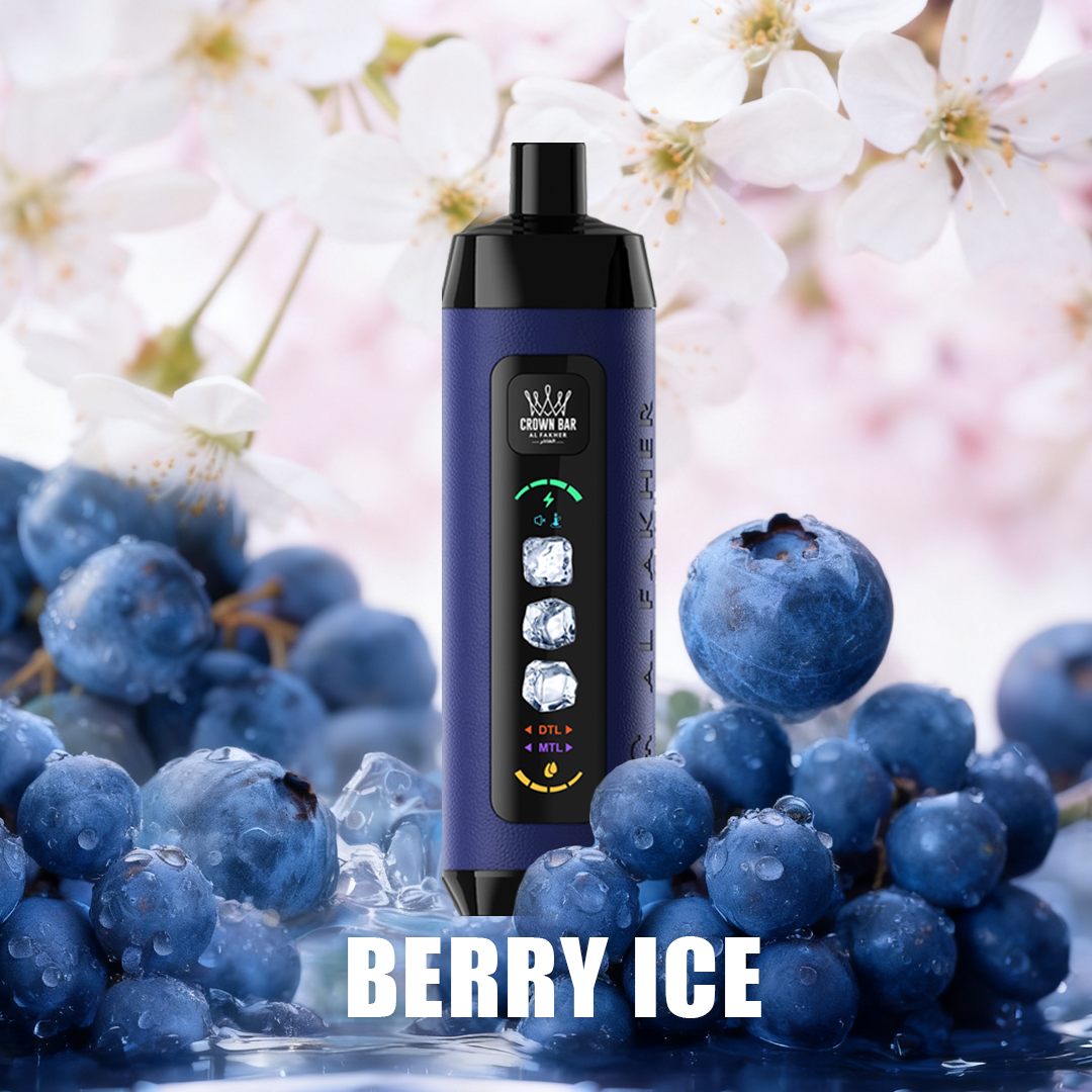 Berry Ice - 15000 Puffs Ice Adjust Al Fakher Crown Bar