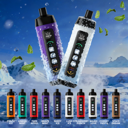 Jednorazówka Al Fakher Crown Bar 15K | Ładowana | Ice Adjust | 15000 Puffs | 0.5% (5mg) | 22ml