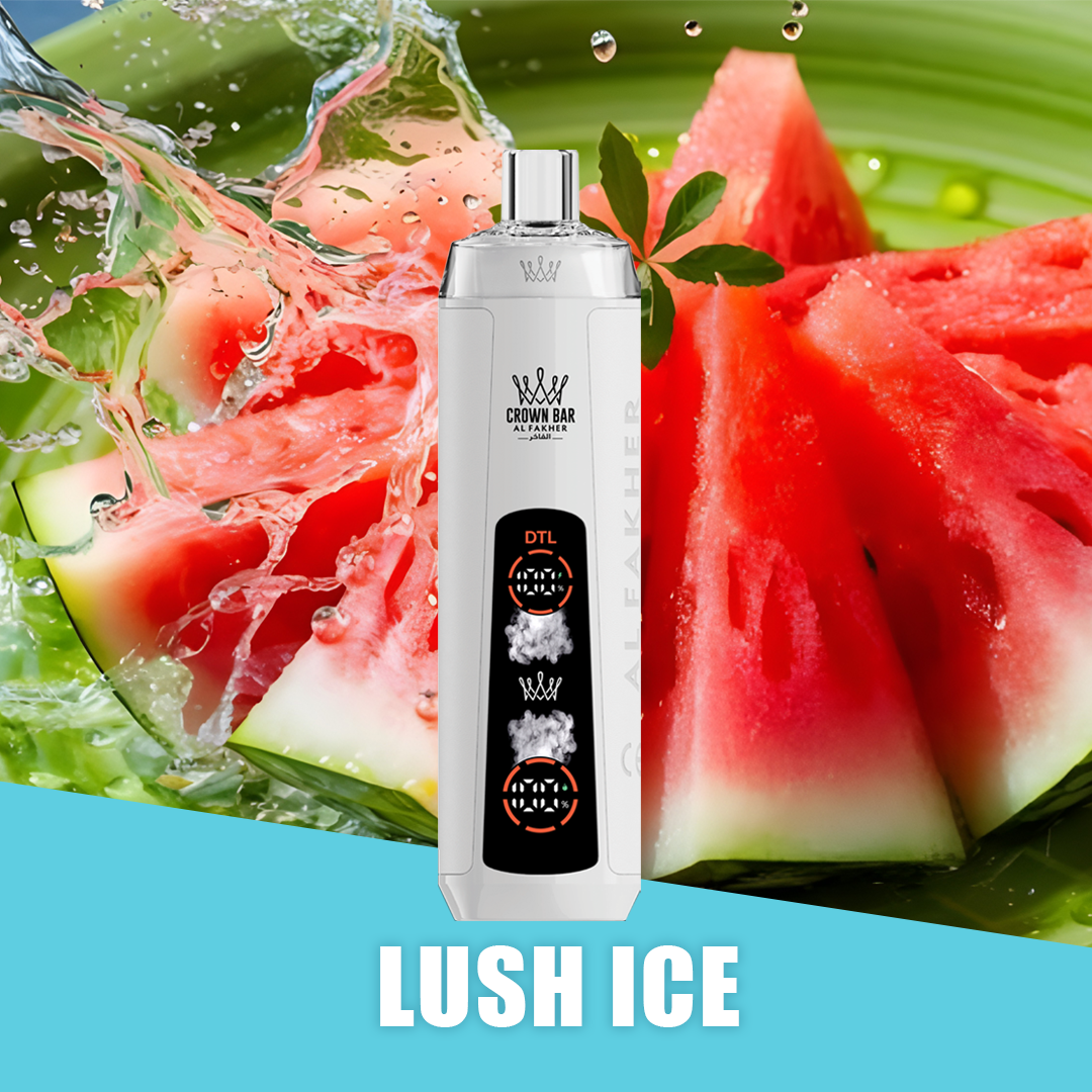 Lush Ice - 8000 Puffs Dual Mode Al Fakher Crown Bar