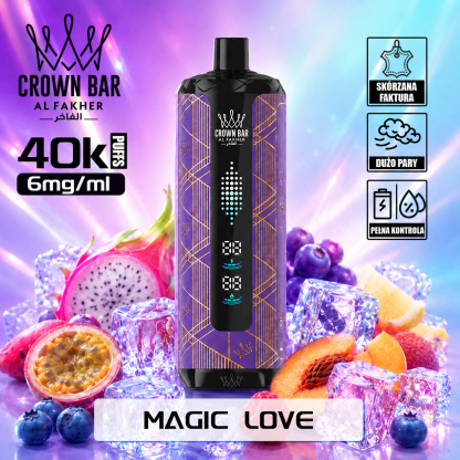Al Fakher Crown Bar 40K Mega Max | 40000 Puffs | Dłużej działa, rzadziej wymieniasz | 6mg