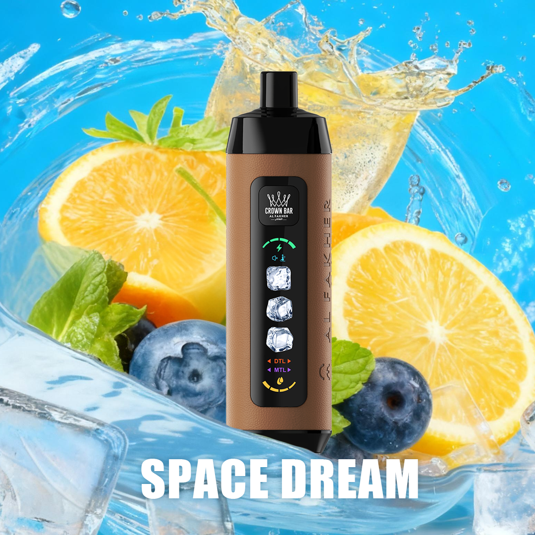 Space Dream - 15000 Puffs Ice Adjust Al Fakher Crown Bar