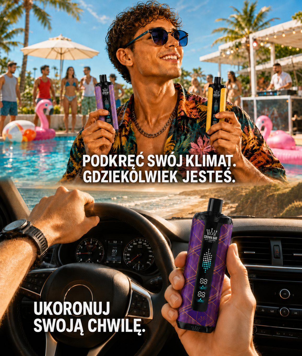 Al Fakher Crown Bar 40K mit hoher Zuganzahl und langer Nutzungsdauer