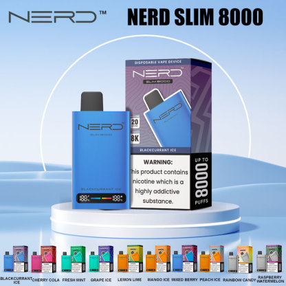 NERD SLIM 8000 Einweg-E-Zigarette