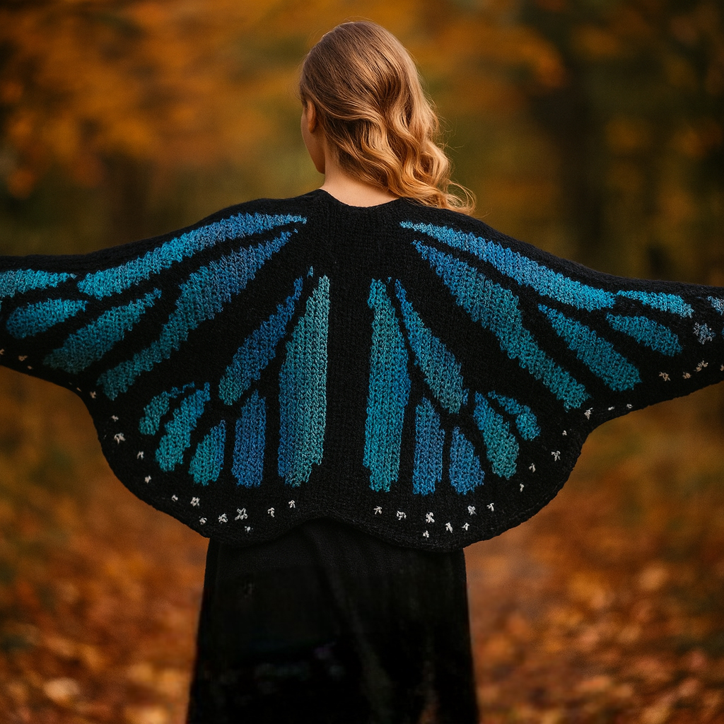 Butterfly Wings Knit Cardigan