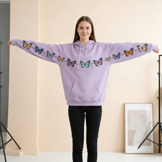 Butterfly Hooded Sweatshirt
